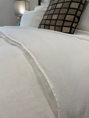 Open image in slideshow, Linho-1 - 100% Linen Duvet Cover Set
