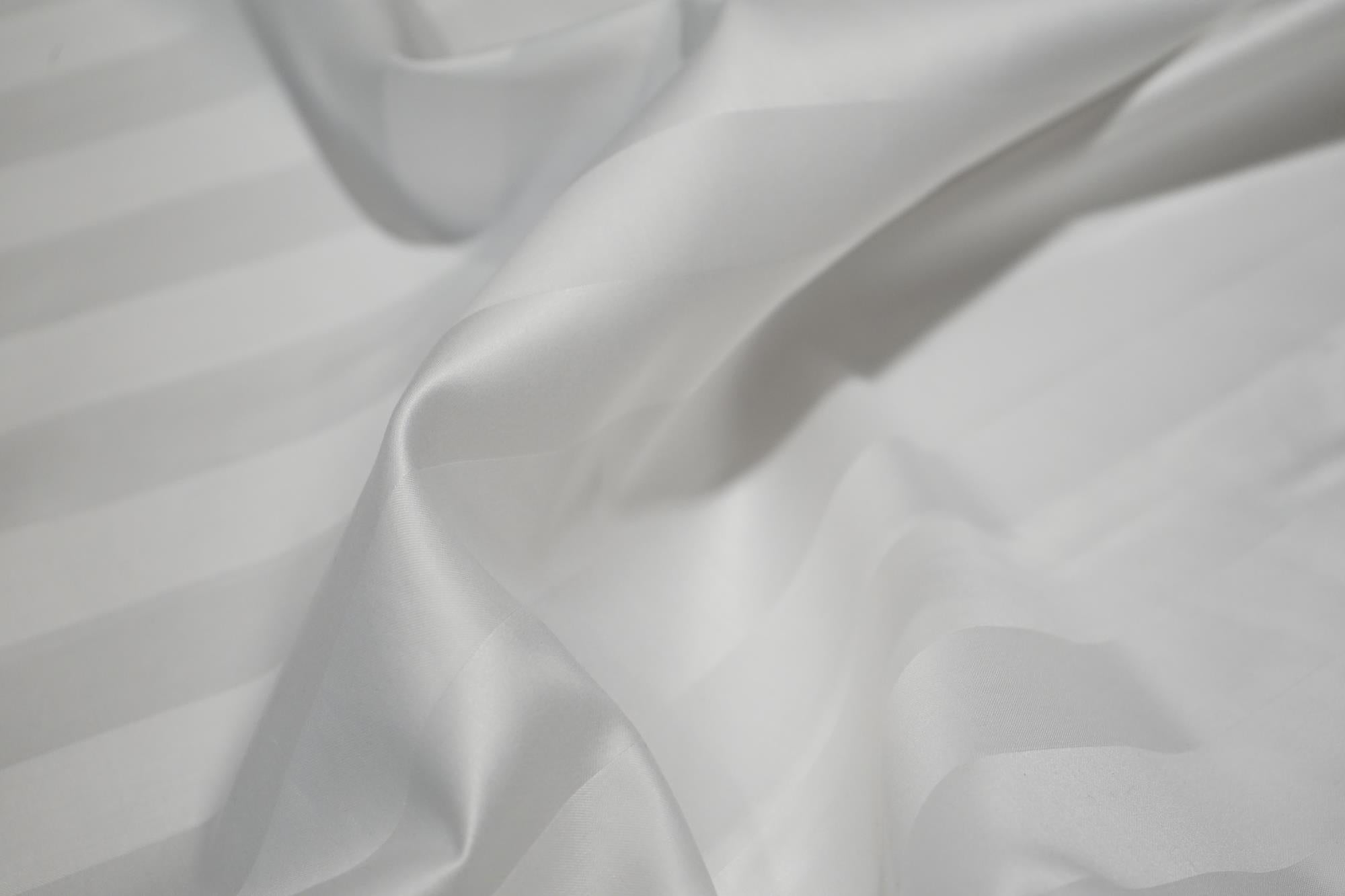 Aveiro - 100% Cotton 600TC Striped Sateen Sheet Set